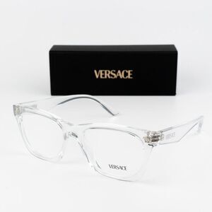 NEW Versace VE3363U 148 Crystal Square Unisex Eyeglasses VE 3363U